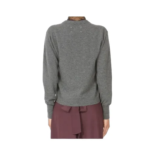 Maison Margiela Long-Sleeved V-Neck Cardigan