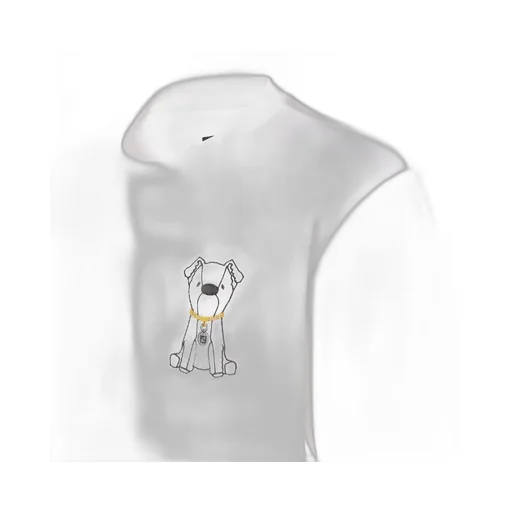 Fendi Dog Embroidered Crewneck T-Shirt