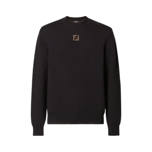 Black Wool Pullover