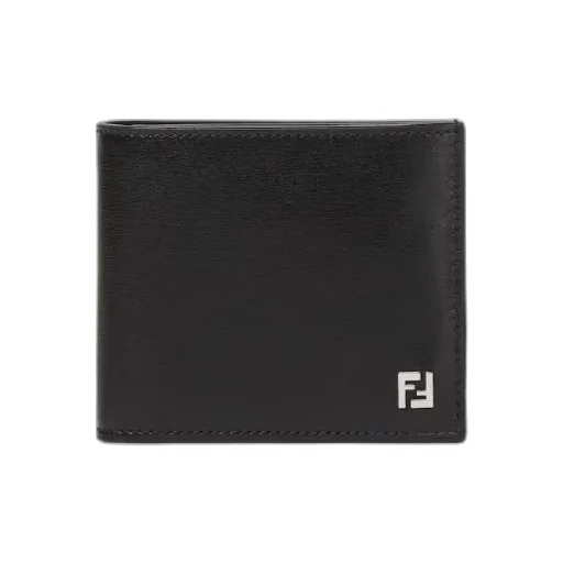 Fendi Squared Ff Bi-Fold Wallet