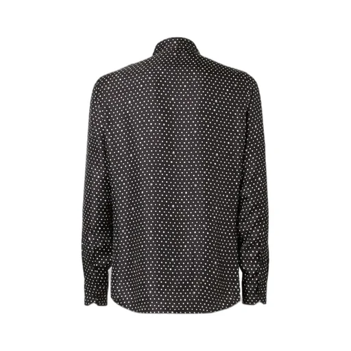 Fendi Micro Falena Dots Printed Long Sleeved Shirt