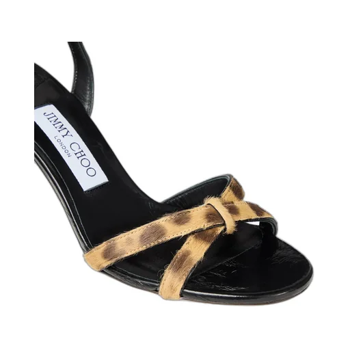 Jimmy Choo Elsy 70 Crossover Slingback Sandals