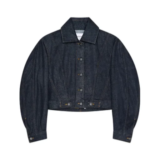 Givenchy	Collared Button-Up Denim Jacket