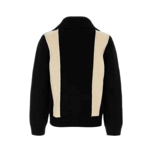 Valentino Two-Toned Zipped Cardigan