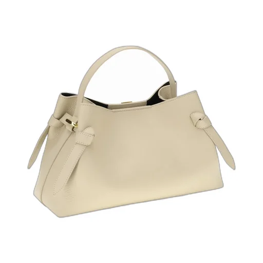 Gyoza Pebble-Leather Tote Bag