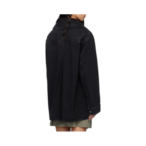 Ganni Long Sleeve Buttoned Denim Jacket
