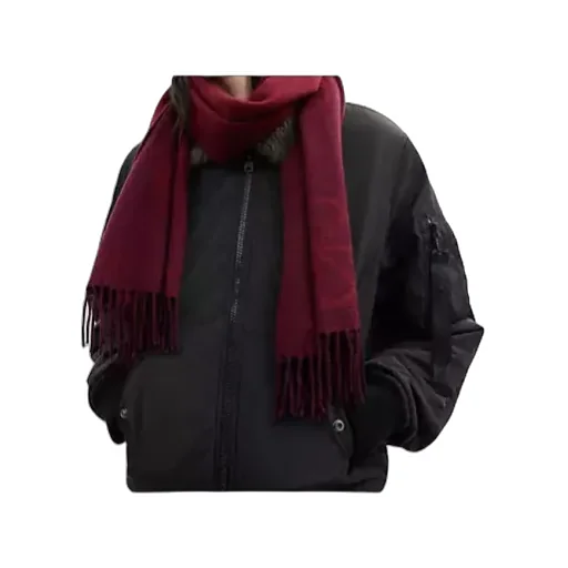 Horse And Carriage Print Oversized Muffler