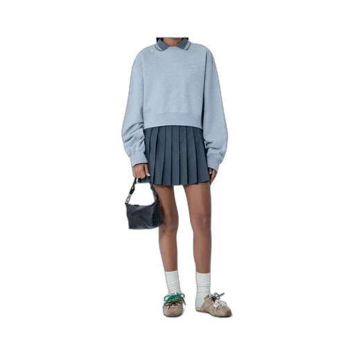 Logo-Embroidered Collared Sweatshirt