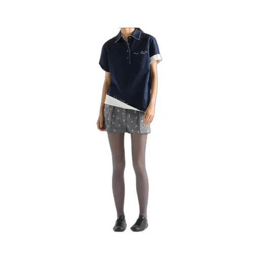 Prada Scotland Short-Sleeved Polo Shirt