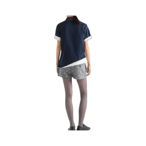 Prada Scotland Short-Sleeved Polo Shirt