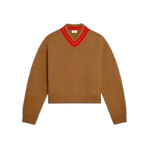 V-Neck Sweater In Cashmere