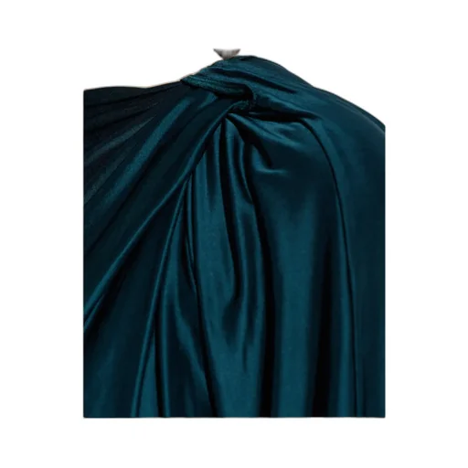 Open-Back Long-Sleeve Blouse