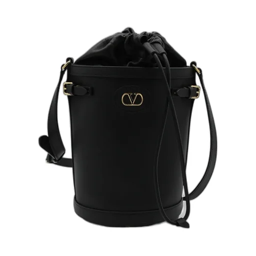 Valentino Antibes Vlogo Signature Drawstring Bucket Bag