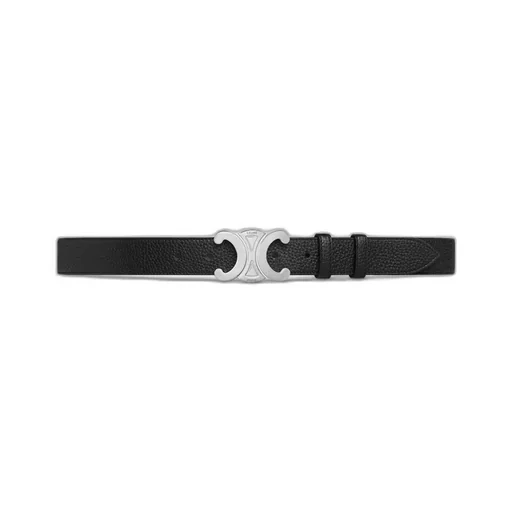 Large 30Mm Triomphe Belt In Grained Calfskin