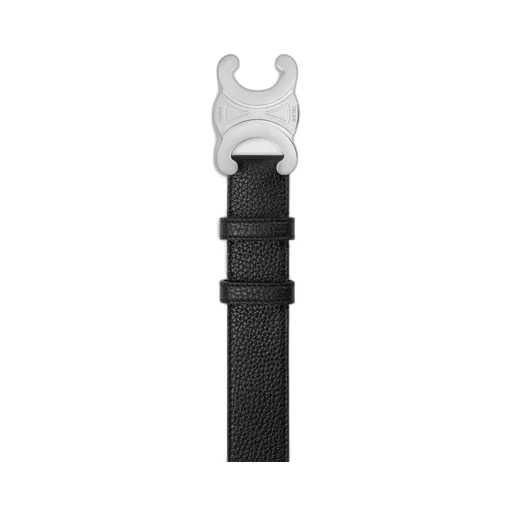 Large 30Mm Triomphe Belt In Grained Calfskin