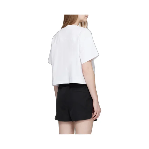 Casablanca Cropped Logo Print T-Shirt
