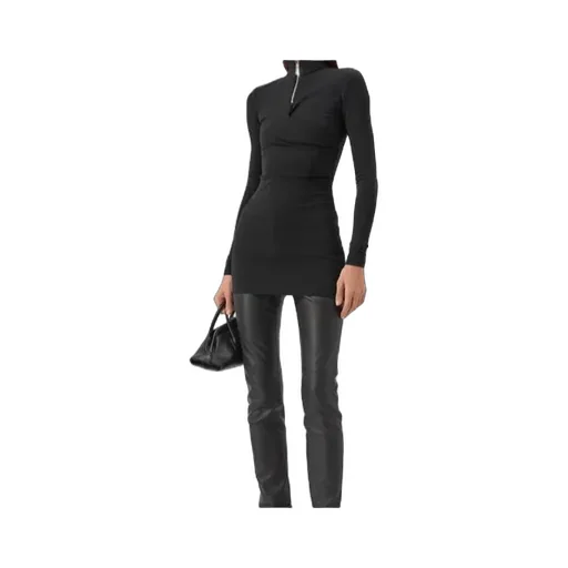 The Attico Stand Up Collar Mini Dress