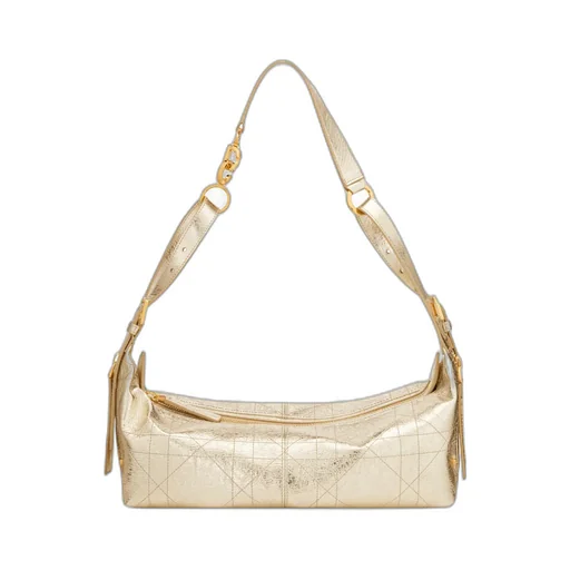 Medium D-Journey Bag In Crinkled Calfskin