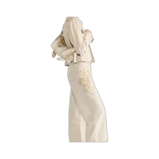 Medium D-Journey Bag In Crinkled Calfskin