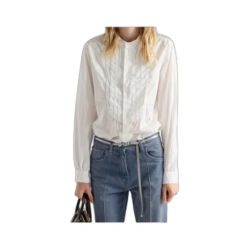 Prada Embroidered Long-Sleeved Shirt