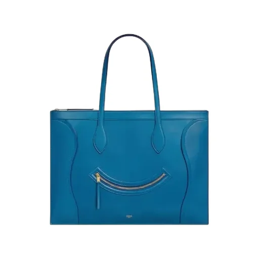 Flat Cabas New Luggage In Glossy Calfskin