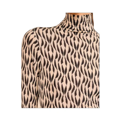 Ida Long-Sleeve Ruched Turtleneck Maxi Dress