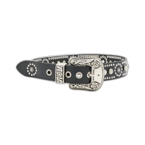 Golden Goose Deluxe Brand Bead Embellished Buckle Belt