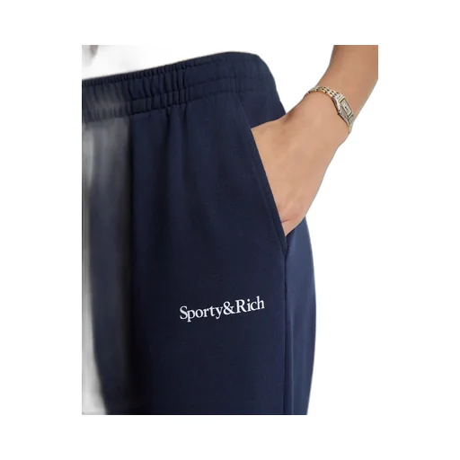 Serif Logo Wide Sweatpant