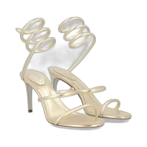 Rene Caovilla Spiral Strap Sandals