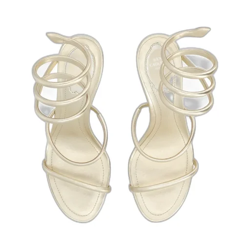 Rene Caovilla Spiral Strap Sandals