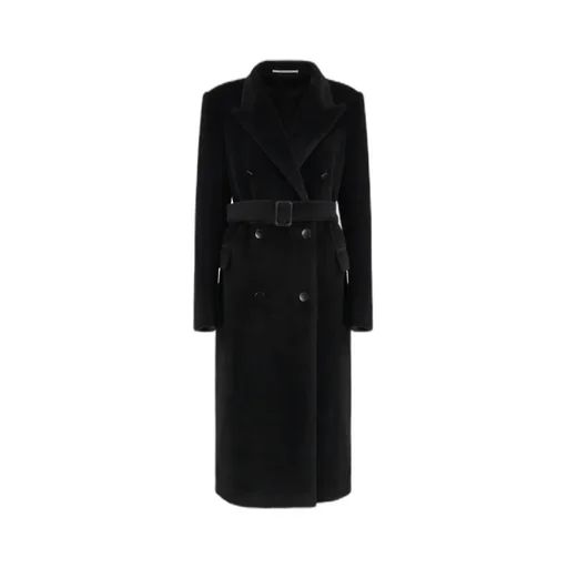 Tagliatore Double Breasted Faux Fur Coat