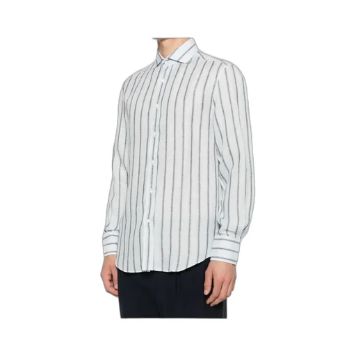 Striped Button-Down Shirt