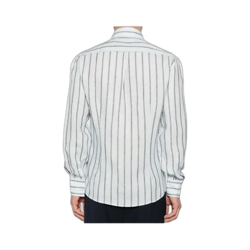Striped Button-Down Shirt