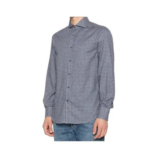 Geometric-Pattern Shirt
