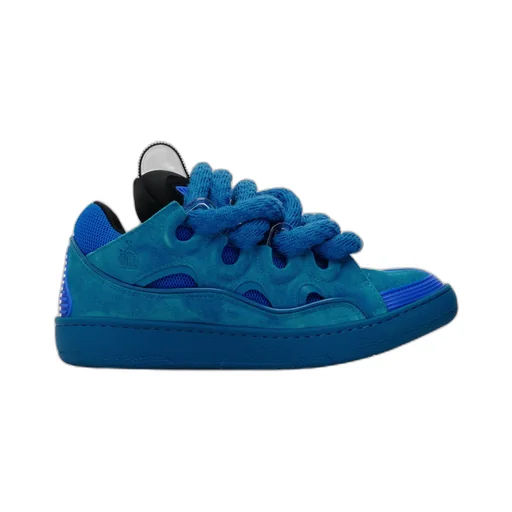 Curb Leather Sneakers With Snakeskin Laces