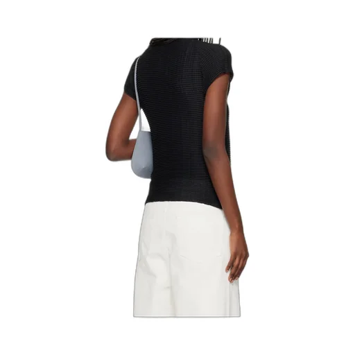 Pleated Short-Sleeved T-Shirt
