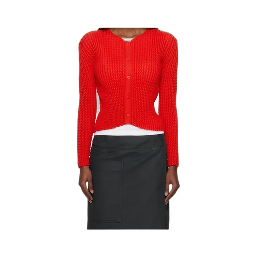 Button-Down Long-Sleeved Knitwear