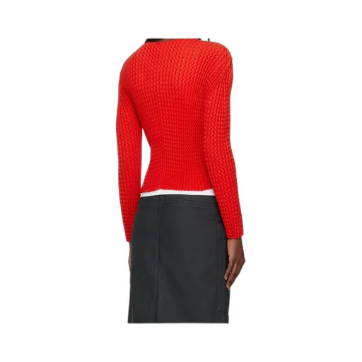Button-Down Long-Sleeved Knitwear