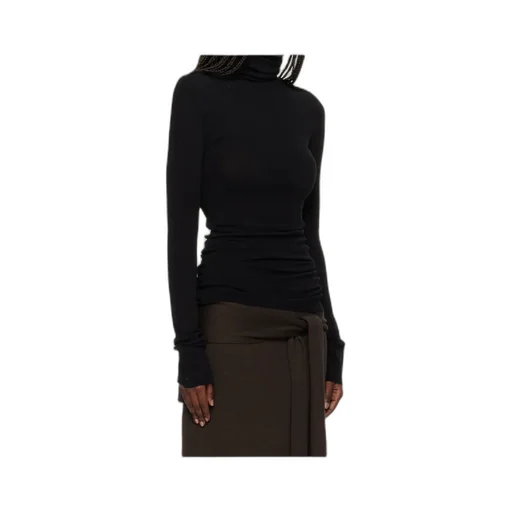 High-Neck Long-Sleeved Knitwear