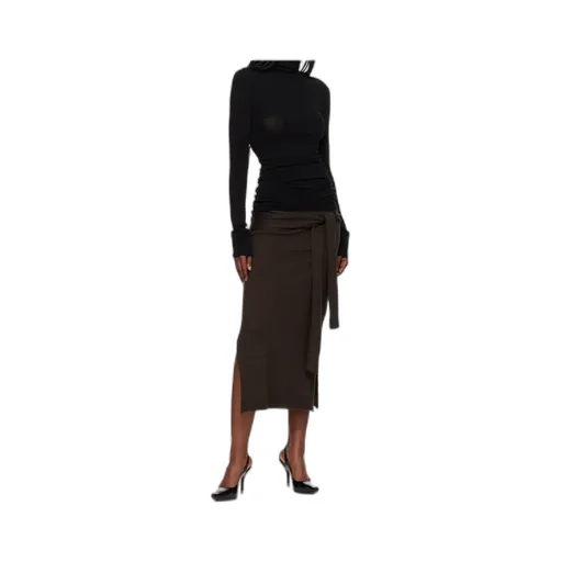 High-Neck Long-Sleeved Knitwear