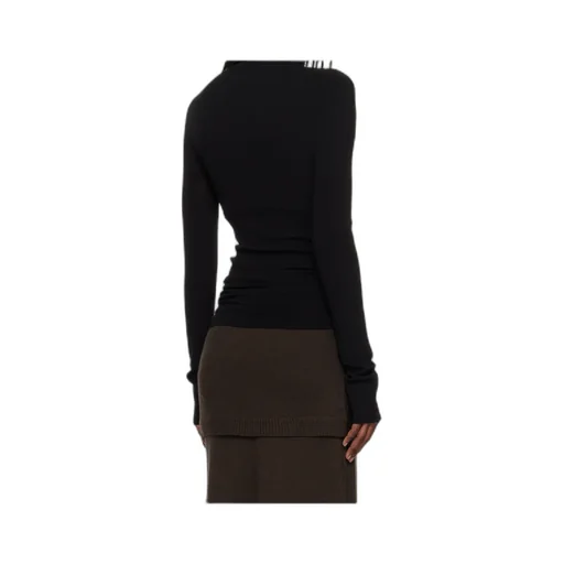 High-Neck Long-Sleeved Knitwear