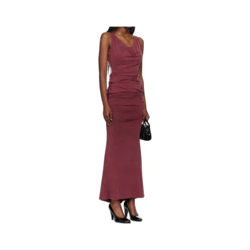 Cowl-Neck Maxi Dress