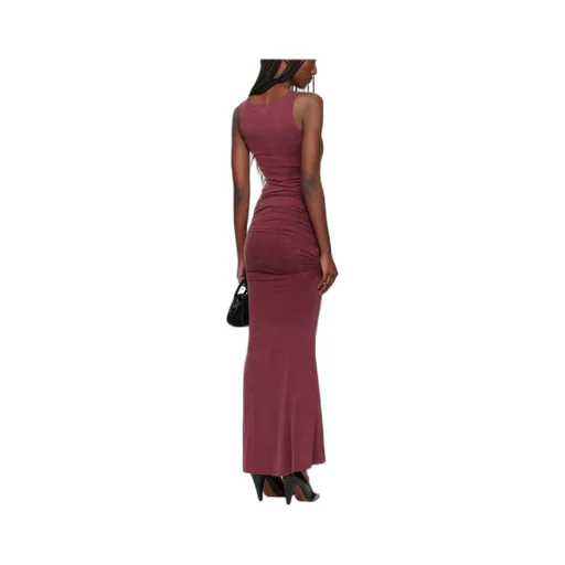Cowl-Neck Maxi Dress