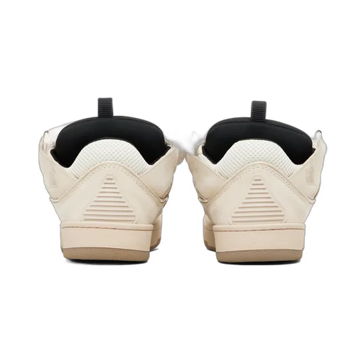 Curb Leather Sneakers With Snakeskin Laces