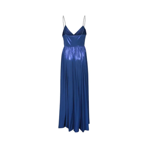 Metallic-Effect Maxi Dress