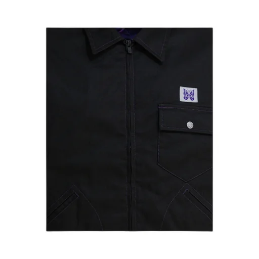 Needles Zipped Logo Patch Jacket