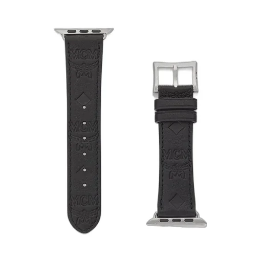 Apple Watch Band In Embossed Monogram Leather