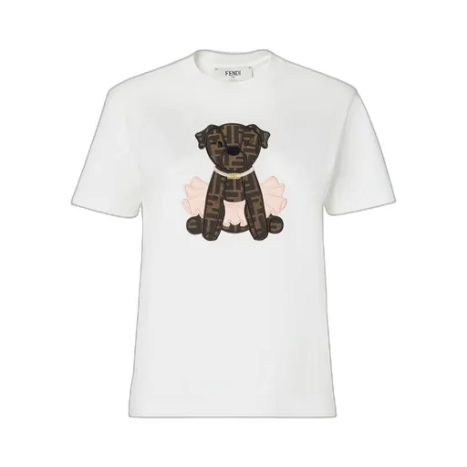 Fendi Itina Patch Crewneck T-Shirt