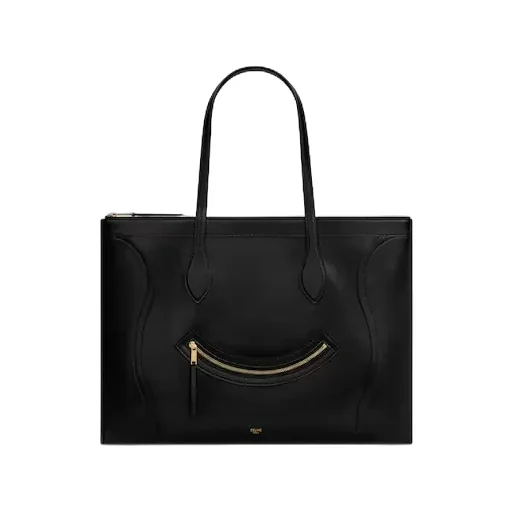 Flat Cabas New Luggage In Glossy Calfskin