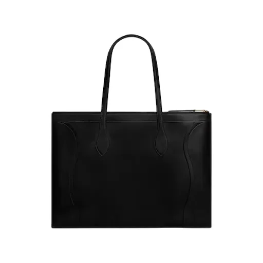 Flat Cabas New Luggage In Glossy Calfskin